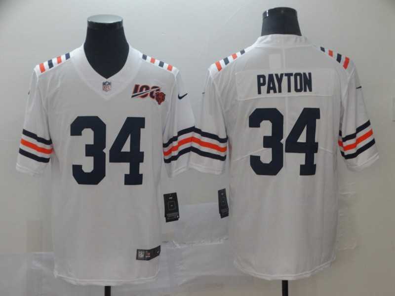 Nike Bears 34 Walter Payton White 2019 100th Season Alternate Classic Retired Vapor Untouchable Limited Jersey,We sell and wholesale Nike Bears 34 Walter Payton White 2019 100th Season Alternate Classic Retired Vapor Untouchable Limited Jersey on line form chian!
